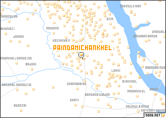 map of Pāinda Michan Khel