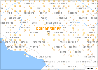 map of Pain de Sucre
