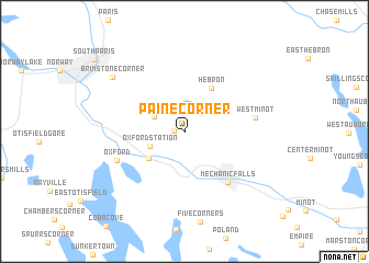 map of Paine Corner