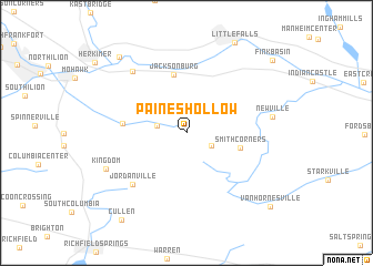 map of Paines Hollow