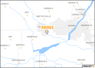 map of Paines