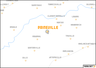 map of Paineville