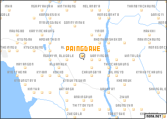 map of Paingdawe