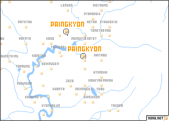 map of Paingkyon