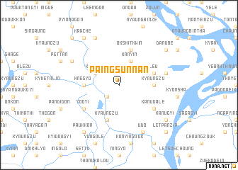 map of Paingsunnan