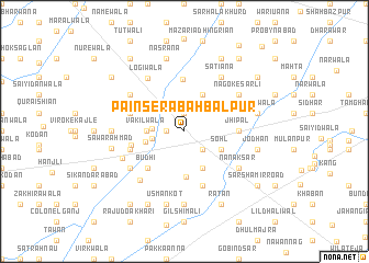 map of Painsera Bahbalpur