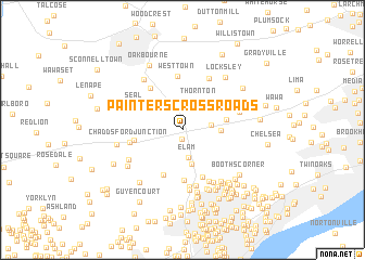 map of Painters Crossroads