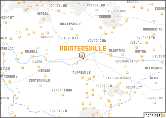 map of Paintersville