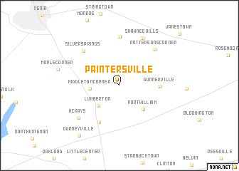 map of Paintersville