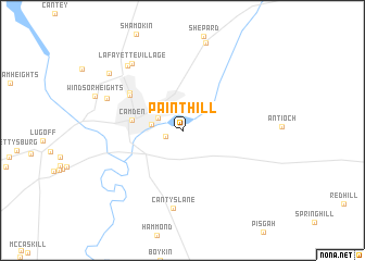 map of Paint Hill