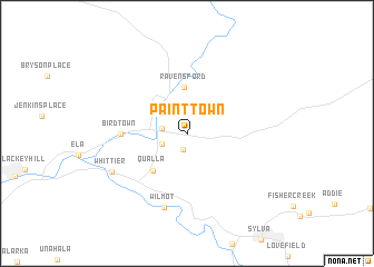 map of Paint Town