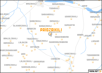 map of Paiozai Kili