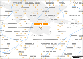 map of Pairewāl