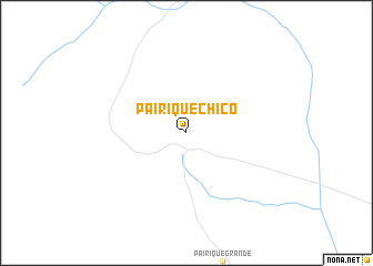 map of Pairique Chico