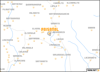 map of Paisanal