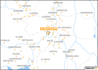 map of Paisandú