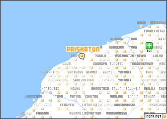 map of Pai-sha-t\