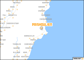 map of Pai-shou-lien