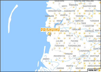 map of Pai-shui-hu