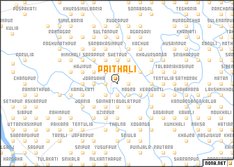 map of Pāithali