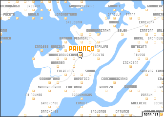 map of Paiunco