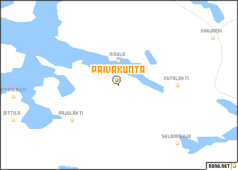 map of Päiväkunta