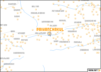 map of Paiwan Chakul