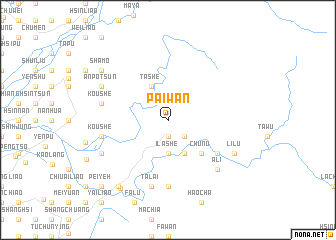 map of P\