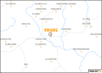 map of Paiwás