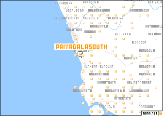 map of Paiyagala South