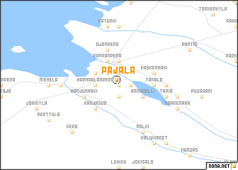 map of Pajala