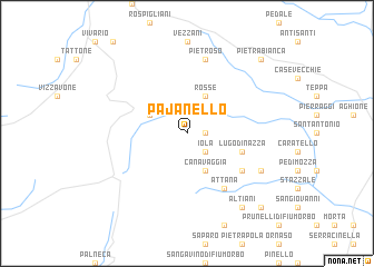 map of Pajanello