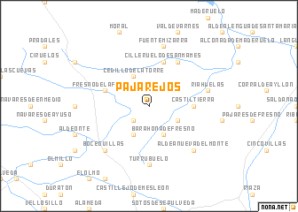 map of Pajarejos