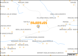 map of Pajarejos