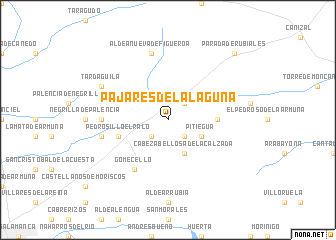 map of Pajares de la Laguna