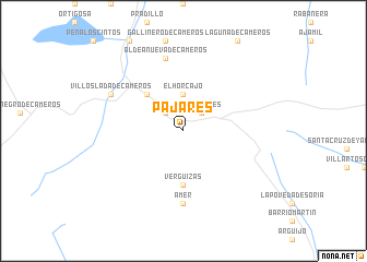 map of Pajares