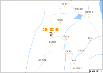 map of Paja Rial