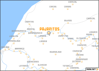 map of Pajaritos