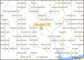 map of Pajarito