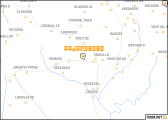 map of Pájaro Bobo