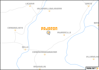 map of Pajarón
