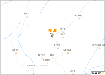 map of Paja