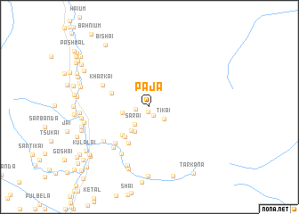map of Paja