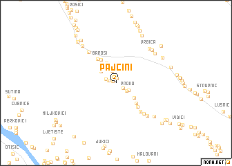 map of Pajcini