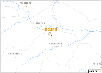 map of Pajeú