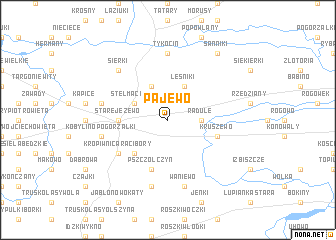 map of Pajewo