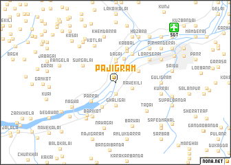 map of Pajīgrām