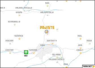 map of Pajişte