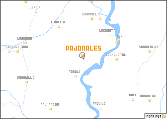 map of Pajonales