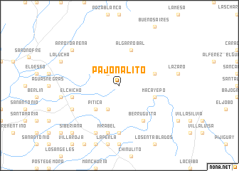 map of Pajonalito